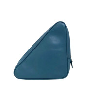 Balenciaga Clutch Bag Leather in Blue