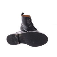 Navyboot Lace-up shoes Leather in Black