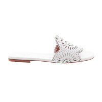 Alaïa Sandals Leather in White
