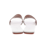 Alaïa Sandals Leather in White