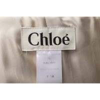 Chloé Jacke/Mantel aus Leinen in Blau