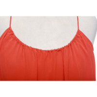 Whistles Top Silk in Orange