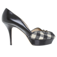 Yves Saint Laurent pumps with check pattern