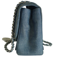 Chanel Flap Bag Denim in Blauw