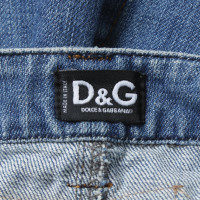 D&G Jupe en jean en bleu