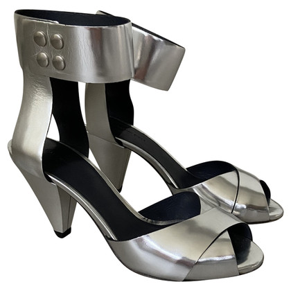Isabel Marant Etoile Pumps/Peeptoes Leather in Silvery