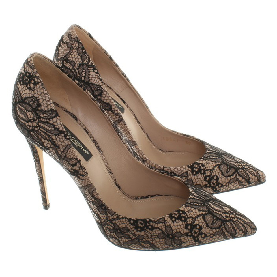 Dolce & Gabbana pumps con pizzo