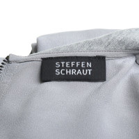 Steffen Schraut Zijden blouse in grijs