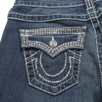True Religion Jeans Katoen in Blauw