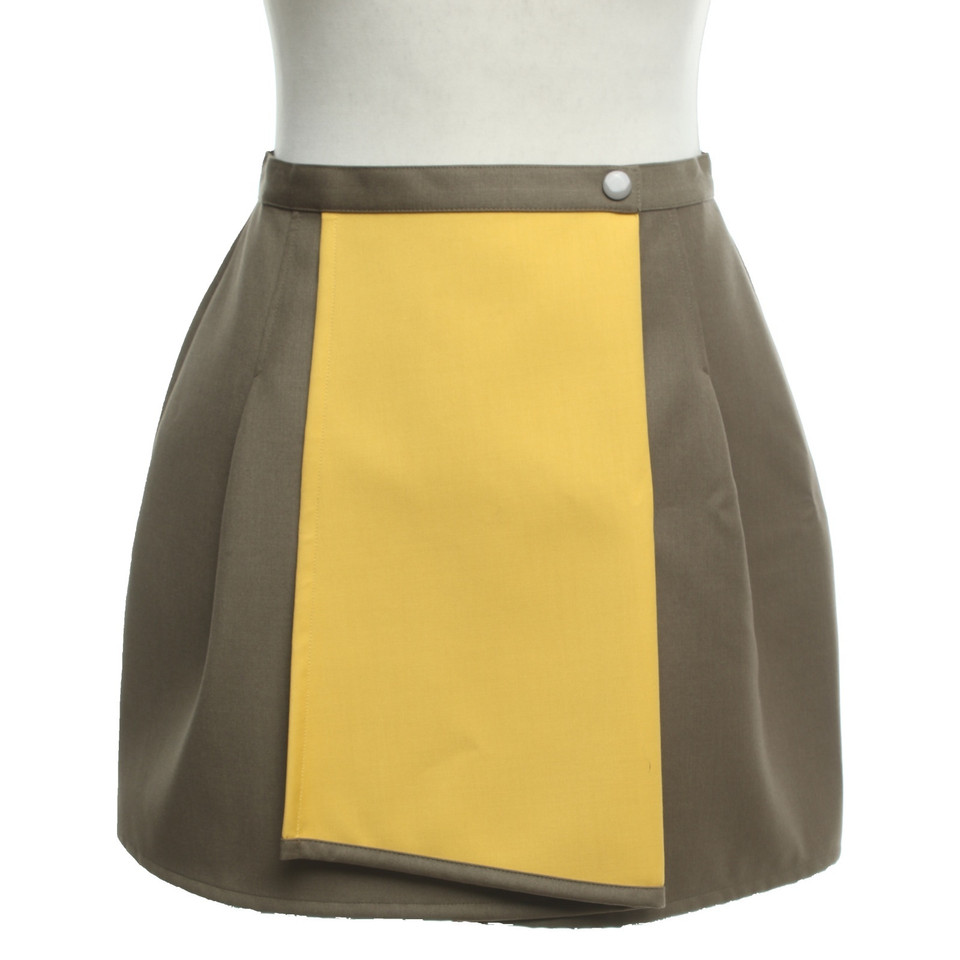 Kenzo skirt in yellow / green