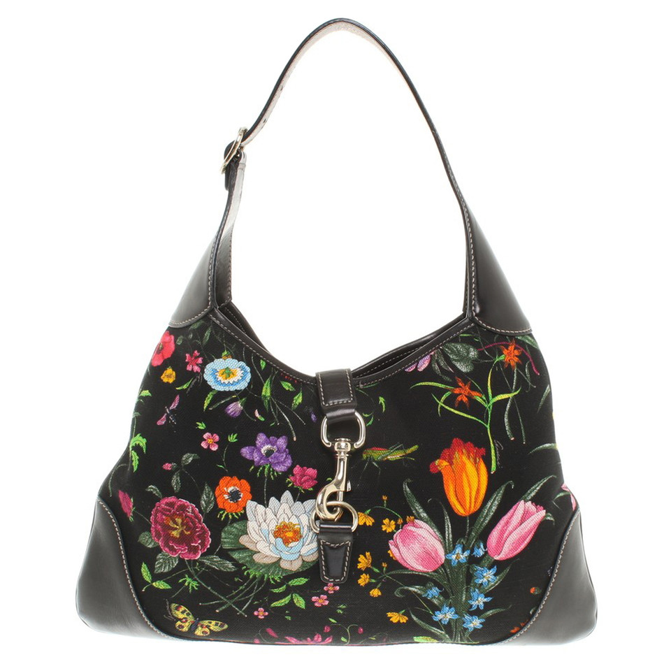 Gucci Handbag with flower print - Buy Second hand Gucci Handbag with