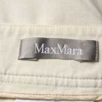 Max Mara Gonna in Cotone in Crema