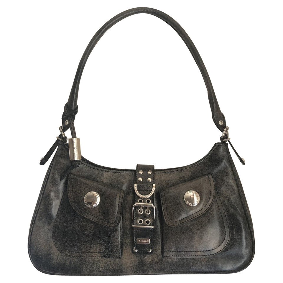 Luciano Padovan Handbag Leather in Grey