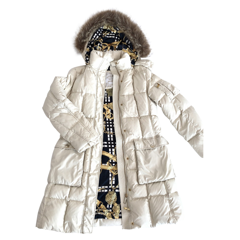 Moncler Veste/Manteau en Fourrure en Beige