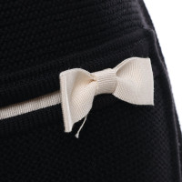 Emanuel Ungaro Knitted skirt in black / cream