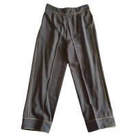 Blumarine Anthracite colored silk trousers
