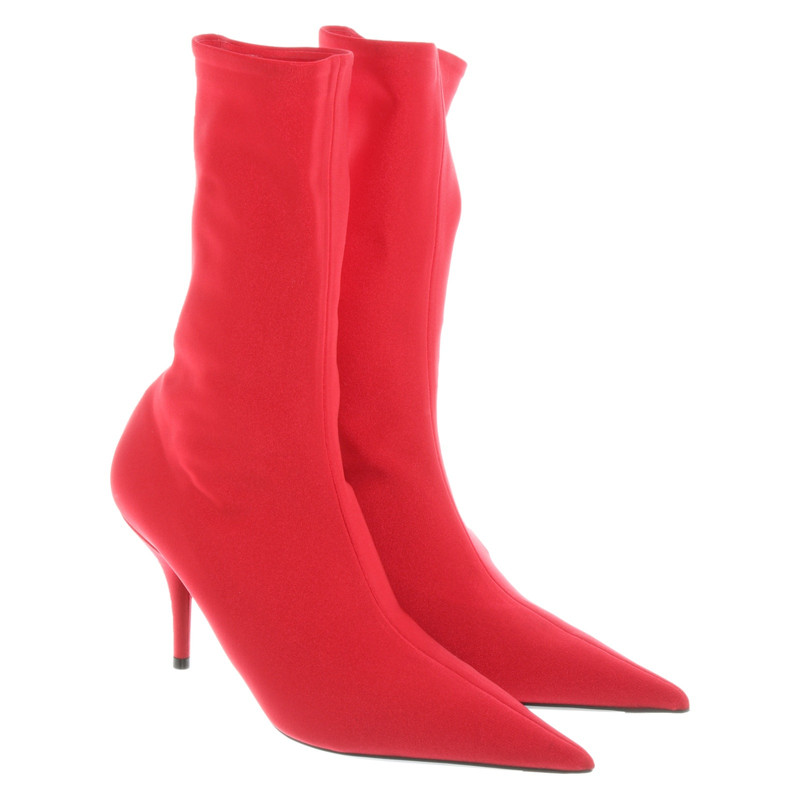 Balenciaga Ankle boots in Red - Second 