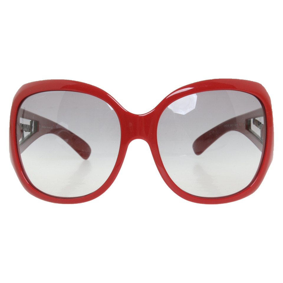 Salvatore Ferragamo Sonnenbrille in Rot