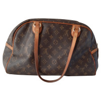 Louis Vuitton Umhängetasche aus Leder in Braun