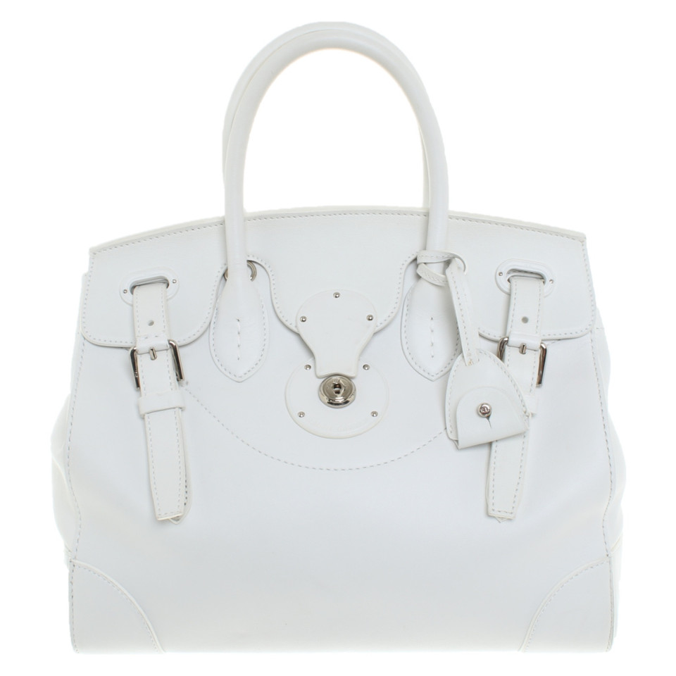 Ralph Lauren Handbag Leather in White