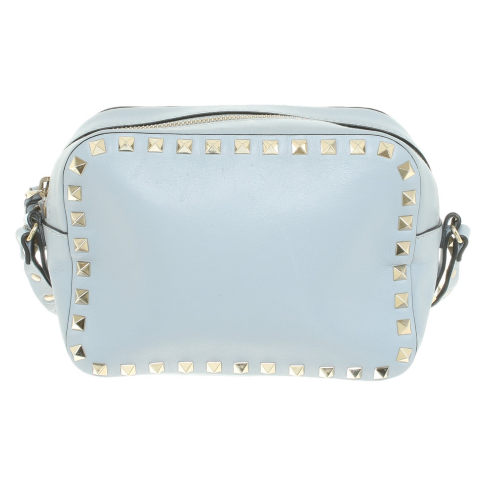 Valentino Garavani Shoulder bag Leather in Blue