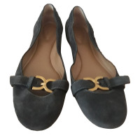 Chloé Slippers/Ballerinas Leather in Olive