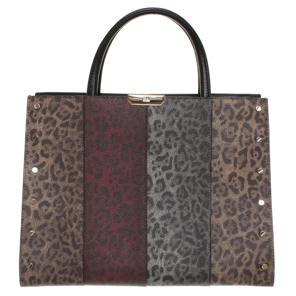 Roberto Cavalli Handbag with leopard print