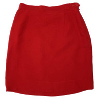 Moschino Cheap And Chic Jupe en Viscose en Rouge