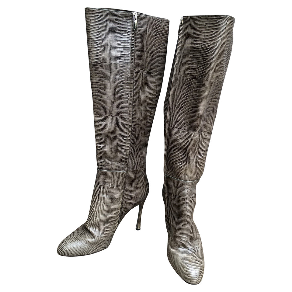 Sergio Rossi Boots Leather in Brown