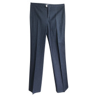 Moschino Paire de Pantalon en Coton en Bleu