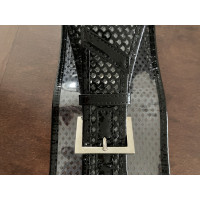 Fendi Belt Patent leather in Black