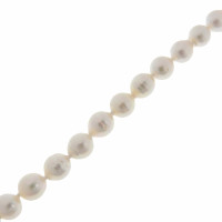 Tasaki Kette aus Perlen in Weiß