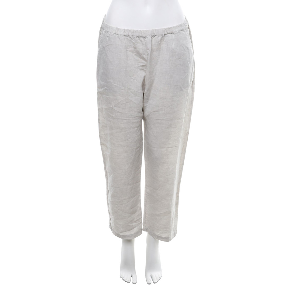 Humanoid trousers made of linen