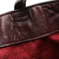Anya Hindmarch Handtasche aus Leder in Rot
