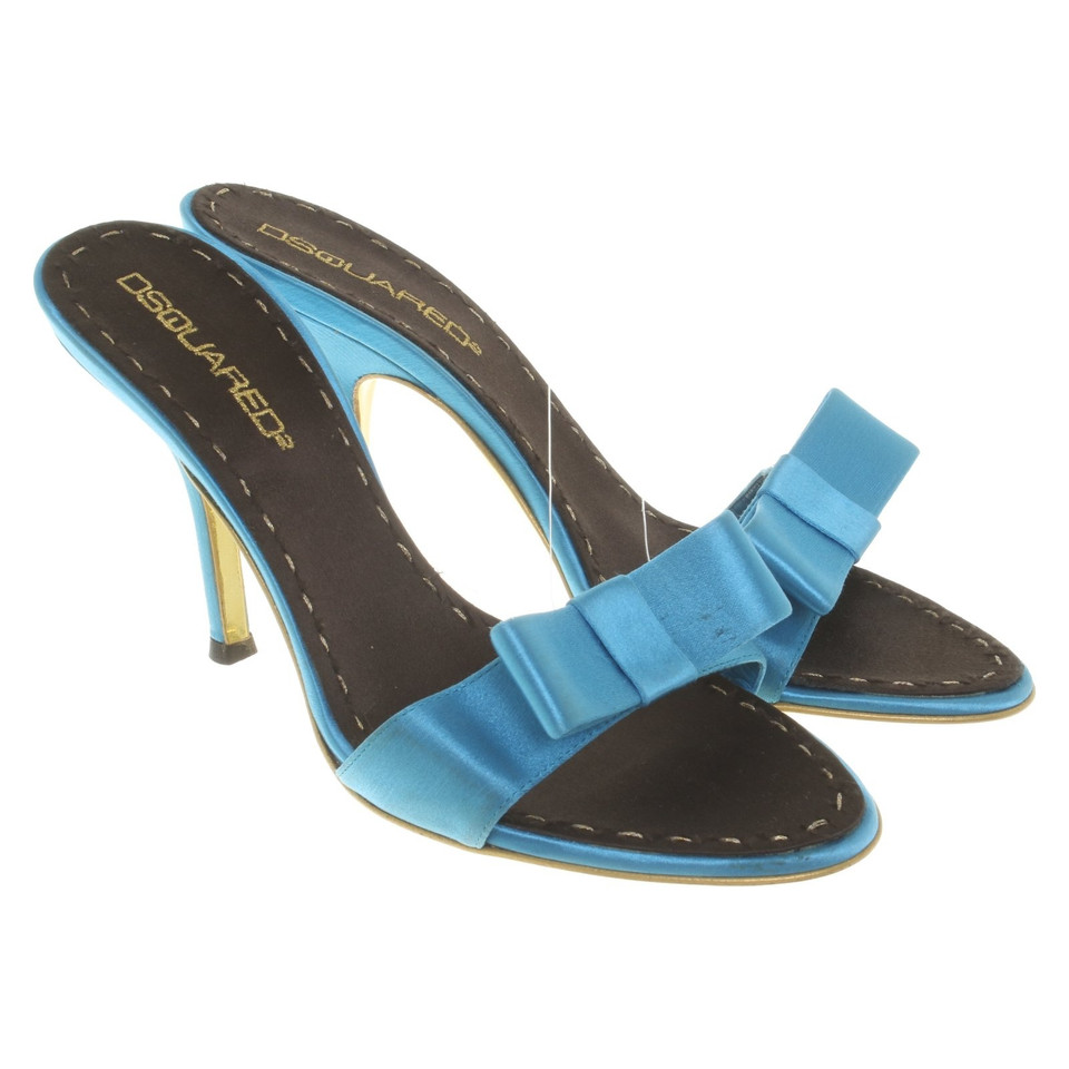 Dsquared2 Mules en turquoise