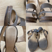 Strenesse Blue Sandals Leather in Taupe