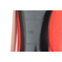 Balenciaga Pumps/Peeptoes Canvas in Red
