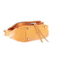 Abro Shoulder bag Leather in Orange