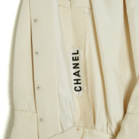 Chanel Kleid aus Seide in Creme