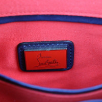 Christian Louboutin Passage Fringe Bag Leather in Blue