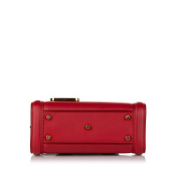Alexander McQueen Umhängetasche aus Leder in Rot