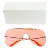 Gucci Lunettes de soleil en argent / rouge