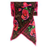 Louis Vuitton silk scarf by Stephen Sprouse