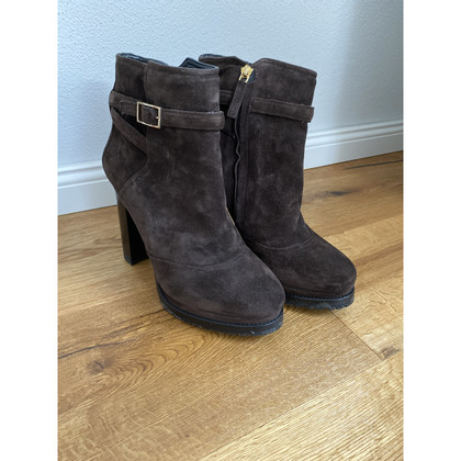 Hugo Boss Ankle boots Suede in Brown