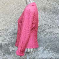 Ermanno Scervino Jacke/Mantel aus Leinen in Rosa / Pink