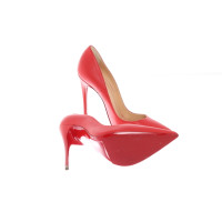 Christian Louboutin Pumps/Peeptoes Leather in Red