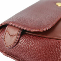 Cartier Clutch Bag Leather in Bordeaux