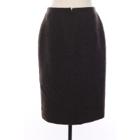 Chanel Skirt Wool in Brown