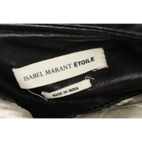 Isabel Marant Etoile Jacke/Mantel aus Leder in Schwarz