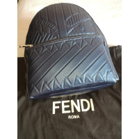 Fendi Monster Backpack Normal Leather in Blue